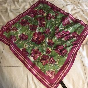 Coach 💯% silk scarf